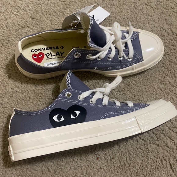 Converse Shoes - Comme des Garcons Play x Converse Play One Heart  Sneakers Women size 8 Men 6